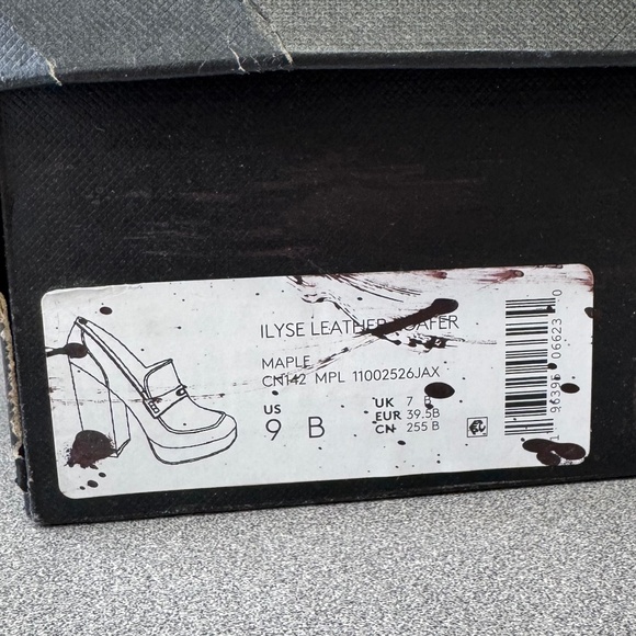 Coach Ilyse Leather Platform Loafer Heel - Picture 6 of 6